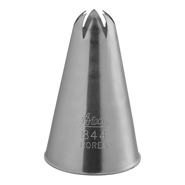 Ateco 844 Stainless Steel Closed Star Piping Tip - 10/Case