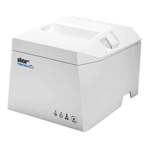 Star Micronics TSP143IV X4 White POS Thermal Receipt Printer with USB, LAN, WLAN, and Bluetooth 39473710