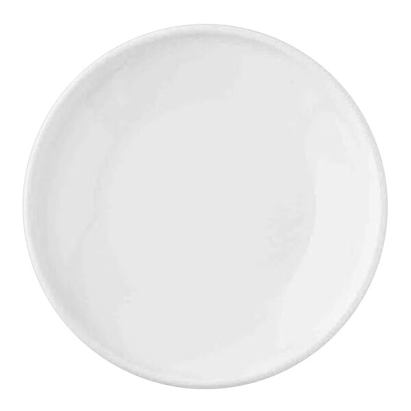 TableCraft Flynn Collection 9" White Melamine Serving Plate - 12/Case