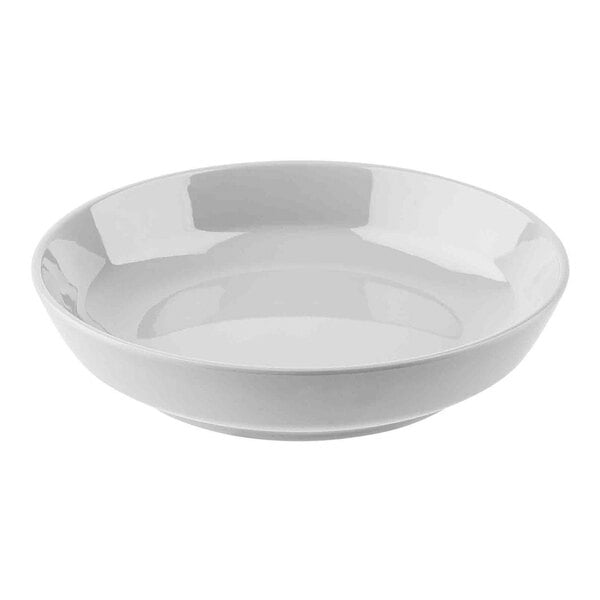 TableCraft Flynn Collection 48 oz. Dove Melamine Serving Bowl - 12/Case
