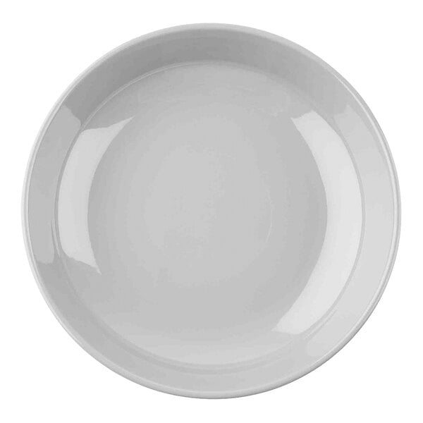 TableCraft Flynn Collection 48 oz. Dove Melamine Serving Bowl - 12/Case