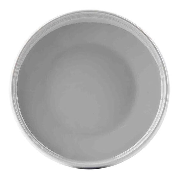 TableCraft Flynn Collection 6" Dove Melamine Serving Plate - 12/Case