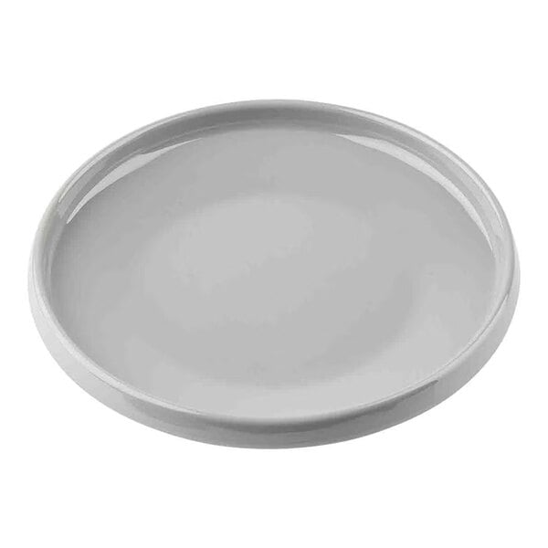 TableCraft Flynn Collection 6" Dove Melamine Serving Plate - 12/Case
