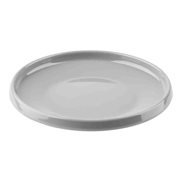 TableCraft Flynn Collection 6" Dove Melamine Serving Plate - 12/Case