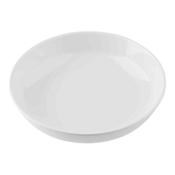 TableCraft Flynn Collection 24 oz. White Melamine Serving Bowl - 12/Case