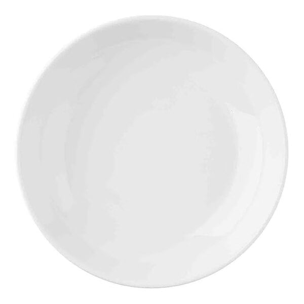 TableCraft Flynn Collection 24 oz. White Melamine Serving Bowl - 12/Case