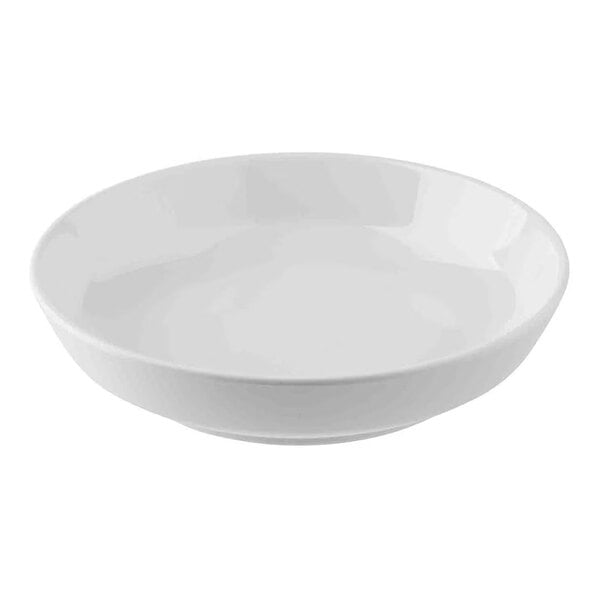 TableCraft Flynn Collection 48 oz. White Melamine Serving Bowl - 12/Case