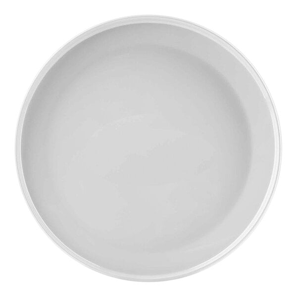 TableCraft Flynn Collection 11" Dove Melamine Serving Plate - 12/Case