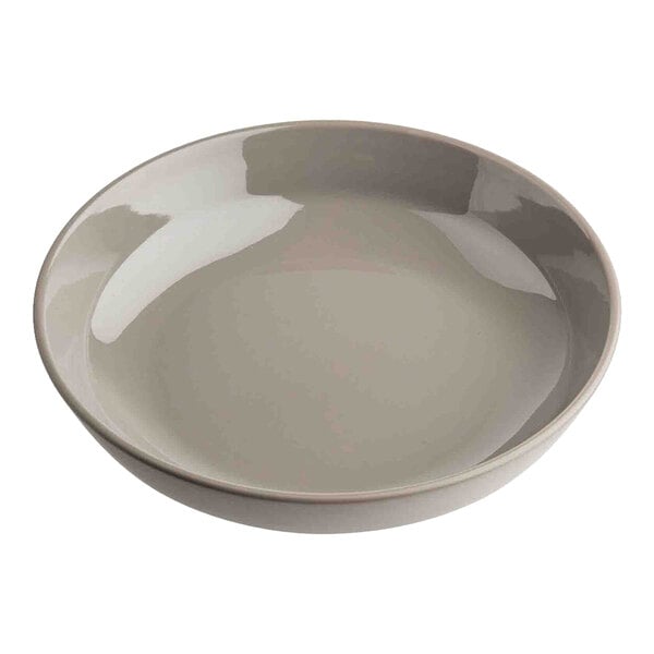 TableCraft Flynn Collection 48 oz. Mocha Melamine Serving Bowl - 12/Case