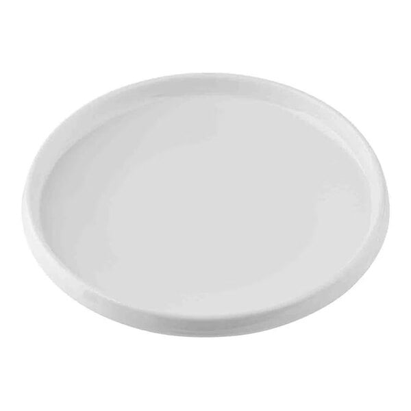 TableCraft Flynn Collection 11" White Melamine Serving Plate - 12/Case