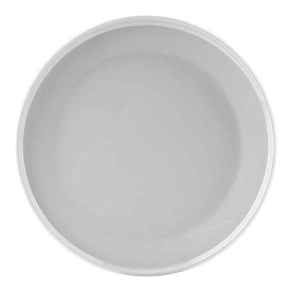 TableCraft Flynn Collection 9" Dove Melamine Serving Plate - 12/Case