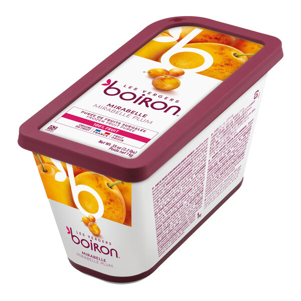 Les Vergers Boiron Mirabelle Plum 100% Fruit Puree 2.2 lb. - 6/Case