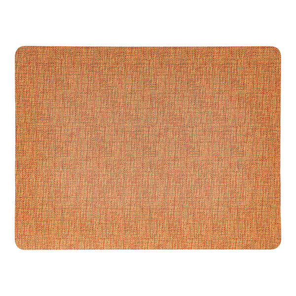 Davanti by Frieling Novotela Luxe 17" x 13" Autumn Rectangular Vinyl Placemat - 12/Case
