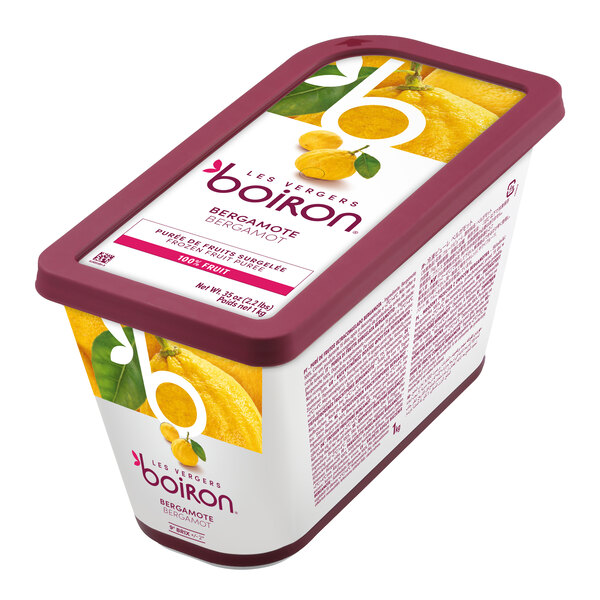 Les Vergers Boiron Bergamot 100% Fruit Puree 2.2 lb. - 6/Case