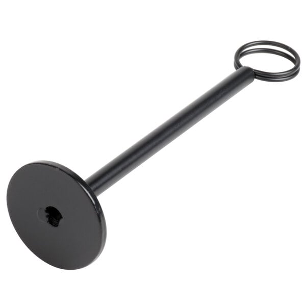 TableCraft 8" Black Flat Bottom Menu / Card Holder - 12/Case