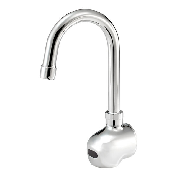Krowne Royal Series 16-190 Single-Hole Wall-Mount Sensor Faucet with 4 1/2" Gooseneck Spout and 2.2 GPM Aerator