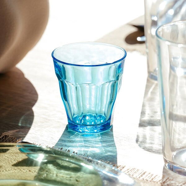 Duralex Picardie 8.38 oz. Turquoise Stackable Glass Tumbler - 72/Case