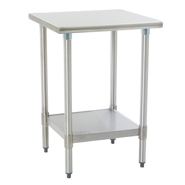 Eagle Group T2424SEB 24 X 24 Stainless Steel Deluxe Work Table With   146074 