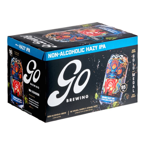 Go Brewing Disarm Non-Alcoholic Hazy IPA 12 fl. oz. - 24/Case