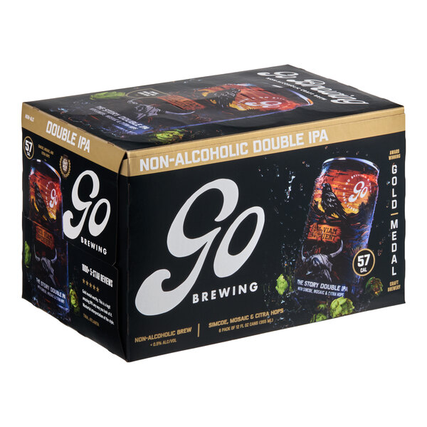 Go Brewing The Story Non-Alcoholic Double IPA 12 fl. oz. - 24/Case