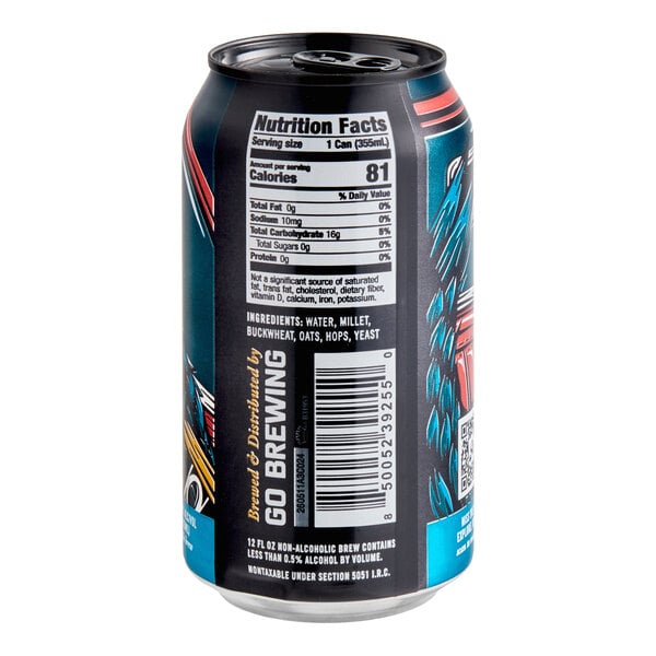 Go Brewing Freedom Non-Alcoholic Gluten-Free Hazy IPA 12 fl. oz. - 24/Case
