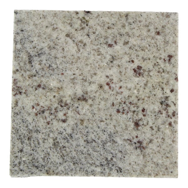 Art Marble Furniture 4" x 4" Kashmir White Granite Outdoor Table Top - Sample