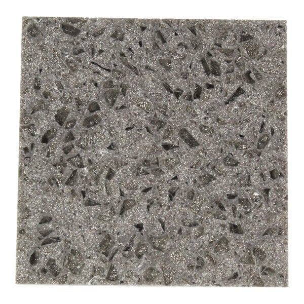 Art Marble Furniture 4" x 4" Storm Gray Quartz Outdoor Table Top - Sample