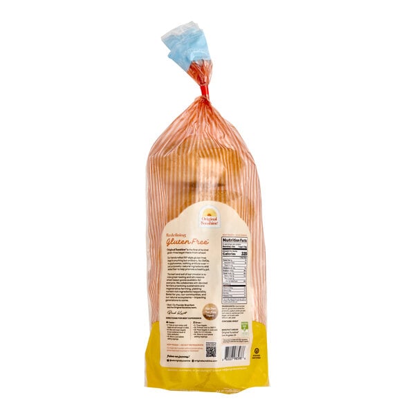 Original Sunshine Gluten-Free Plain Bagel 4.6 oz. - 24/Case