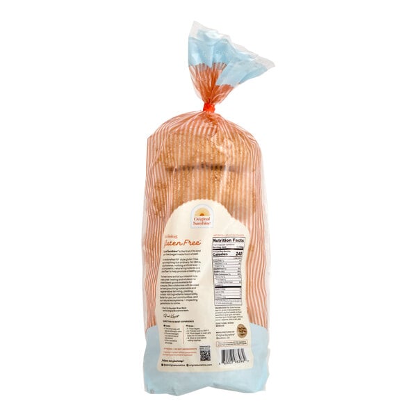 Original Sunshine Gluten-Free Sesame Bagel 4.6 oz. - 24/Case