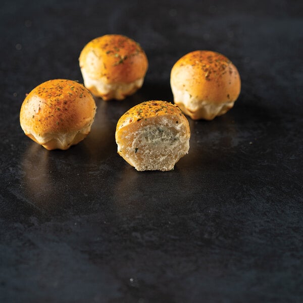 Le Chic Epicier Ready-to-Bake Garlic and Cheese Brioche Bite 0.42 oz. - 96/Case