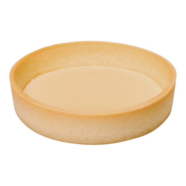 Le Chic Patissier Frozen Round Sweet Butter Tart Shell 3" - 84/Case