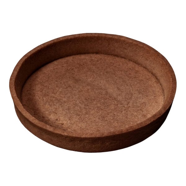Le Chic Patissier Frozen Round Chocolate Butter Tart Shell 4" - 42/Case