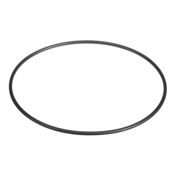 A thin, black circular ring with a smooth surface, shown against a white background.