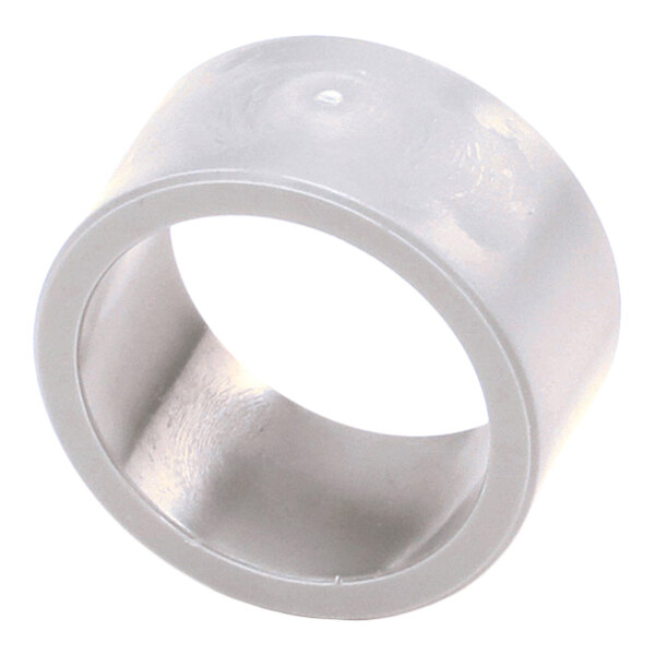 A metallic cylindrical ring with a smooth surface and a hollow center.