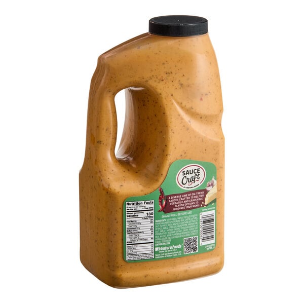 Sauce Craft Spicy Garlic Parmesan Sauce 0.5 Gallon - 4/Case