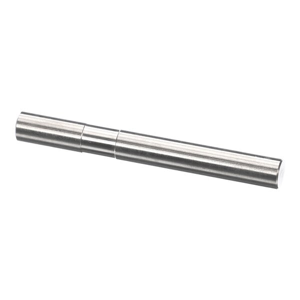 A cylindrical metal rod with a smooth, polished surface and a slight groove near one end.