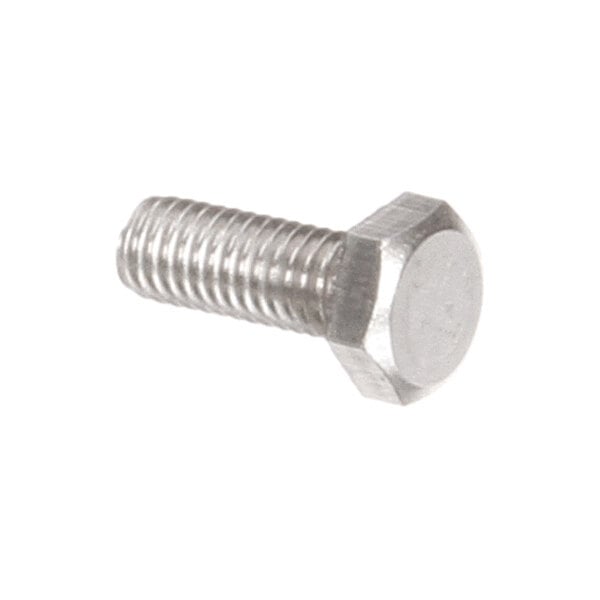 A metal hex-head bolt with a partially threaded shaft.