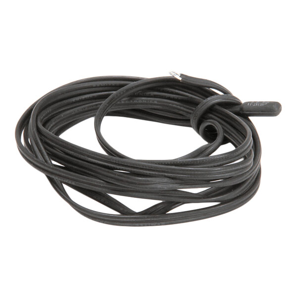 A coiled black cable with a small cylindrical sensor at one end.