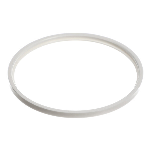 A white, circular ring with a smooth surface, shown against a plain background.
