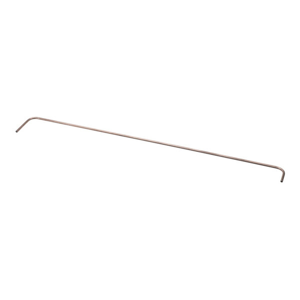 A long, thin metal rod with both ends bent at an angle, photographed against a white background.