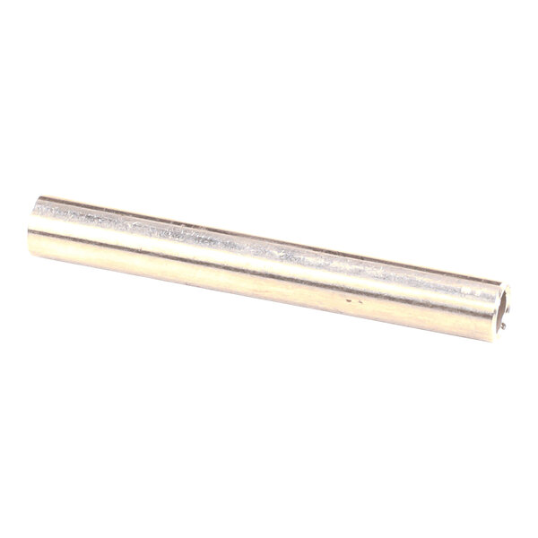 A cylindrical metallic rod with a smooth, shiny surface, likely made of stainless steel.