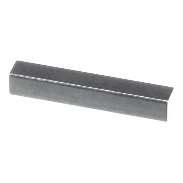 A rectangular metal bar with a smooth, shiny surface.