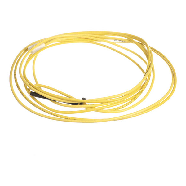 A coiled yellow cable with a small black sensor attached at one end.