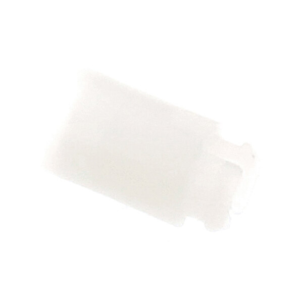 A translucent, rectangular plastic piece with a snap-in tab on one end, photographed against a white background.