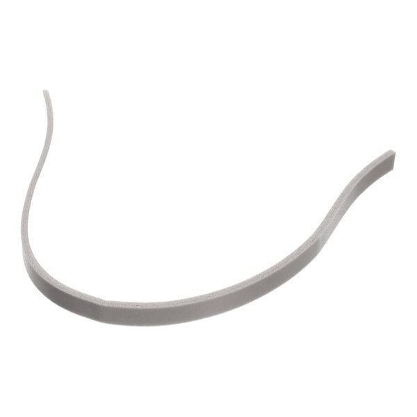 A thin, flexible, gray strip with a rectangular cross-section, likely made of foam or rubber-like material.