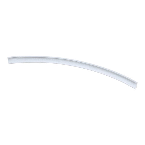 A curved, translucent strip of material with a smooth surface, likely made of plastic or vinyl.