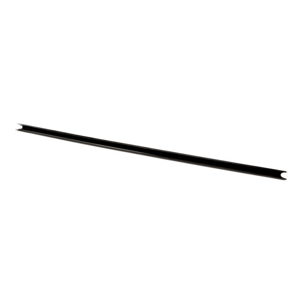A long, thin, black strip with a slightly curved profile, likely made of rubber or a similar material.