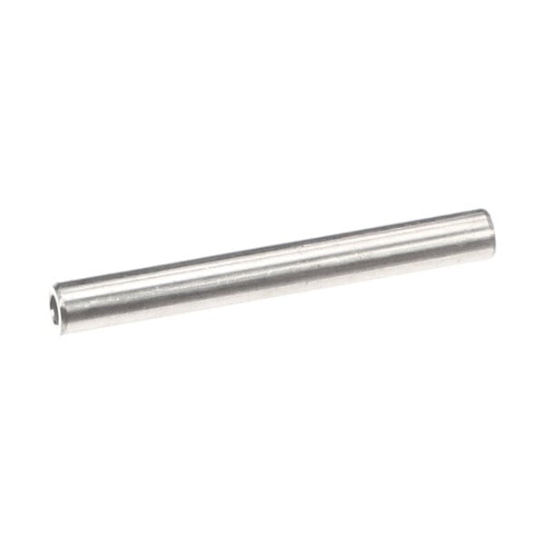 A metallic cylindrical tube with a smooth, shiny surface and open ends.