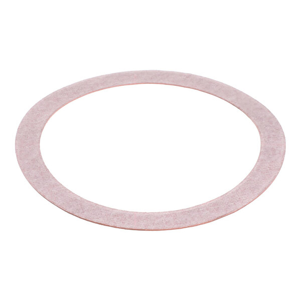 A thin, flat, circular gasket with a large central hole, shown against a white background.