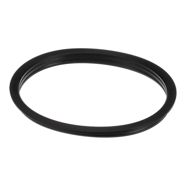 A black, circular rubber or rubber-like ring with a slightly raised edge, shown against a white background.